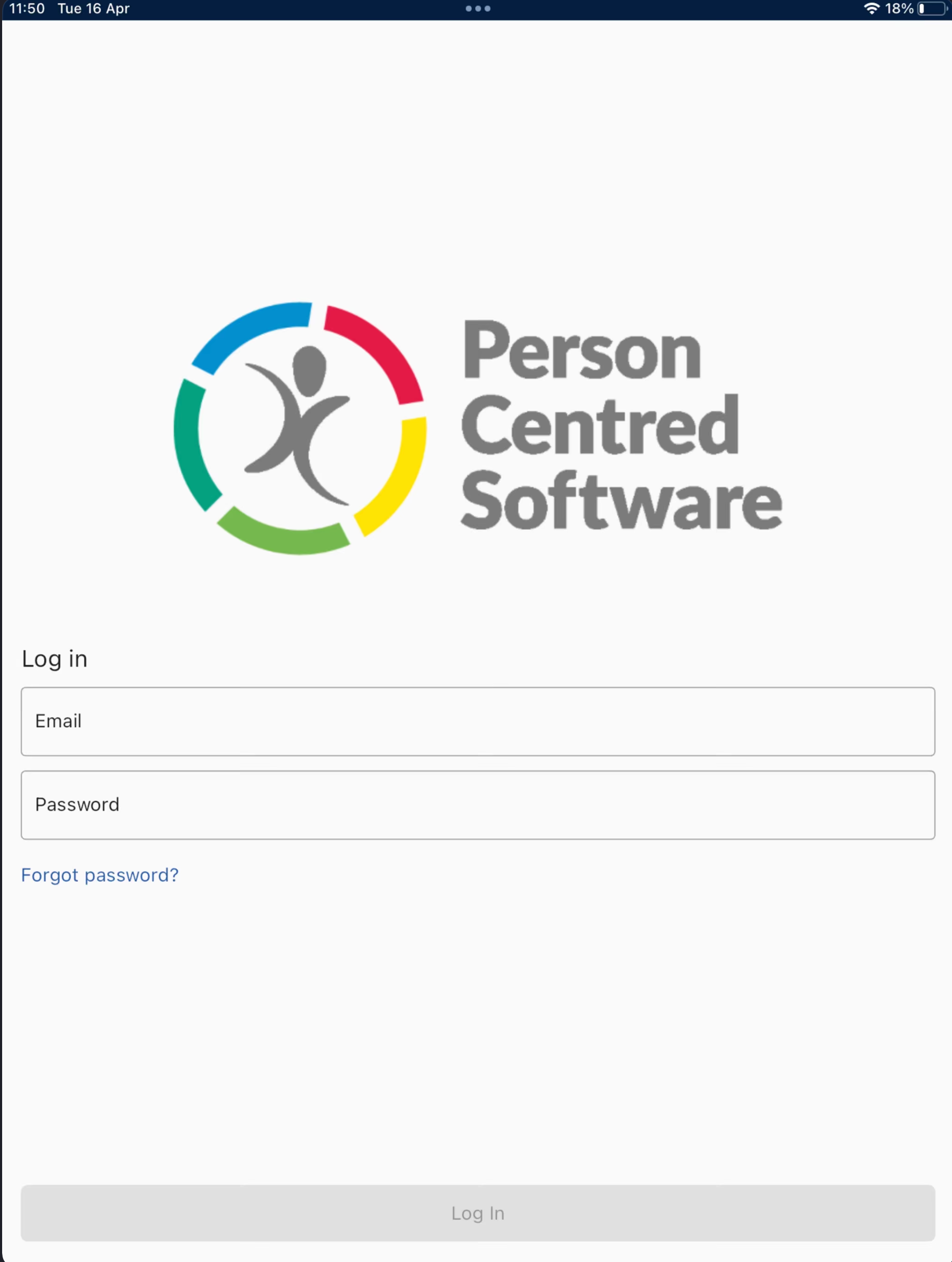 PCS Familyhub App Screenshot